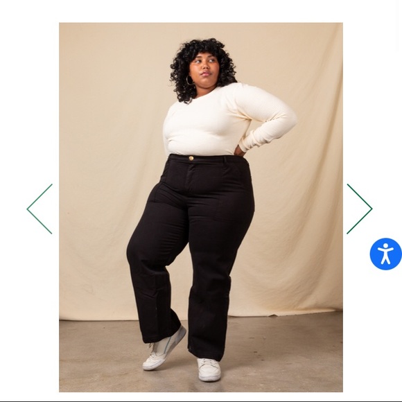 Big Bud Press Black Bleached Work Pants, size XL - Picture 2 of 2